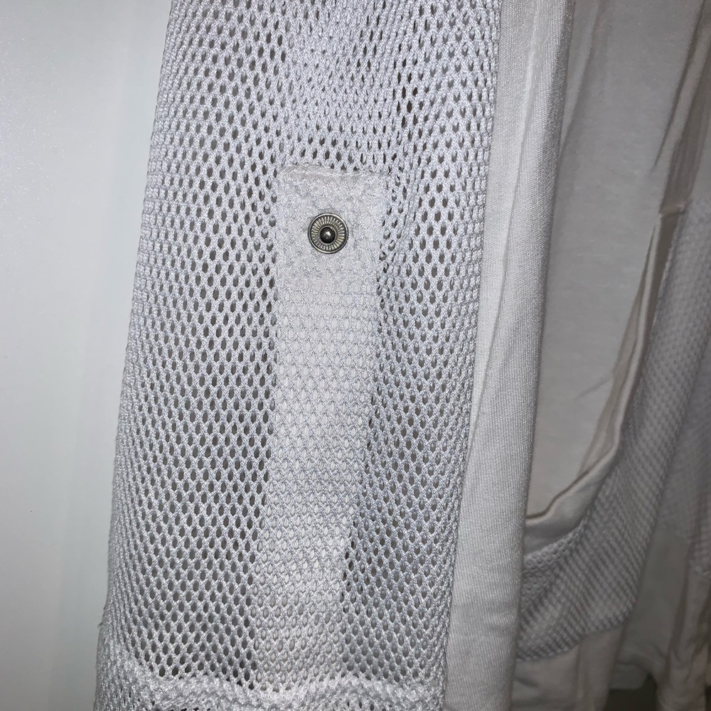 Ruby Rd. White Mesh Jacket - Picture 3 of 6